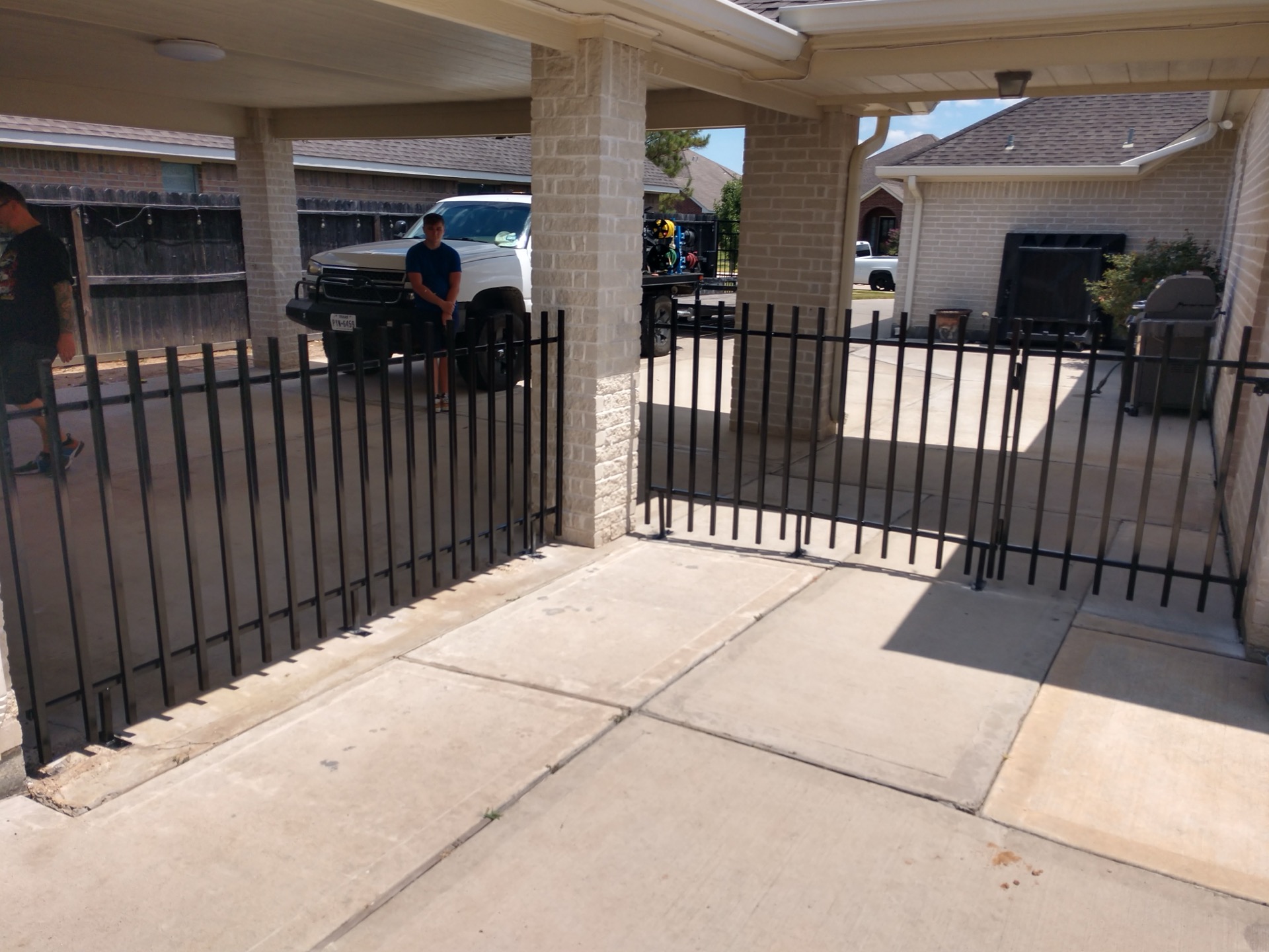 Carport fence panels